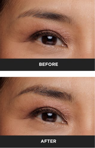 thin eyebrows